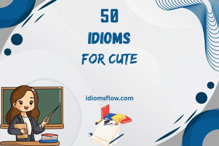 idioms for cute