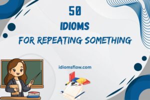 idioms for repeating something